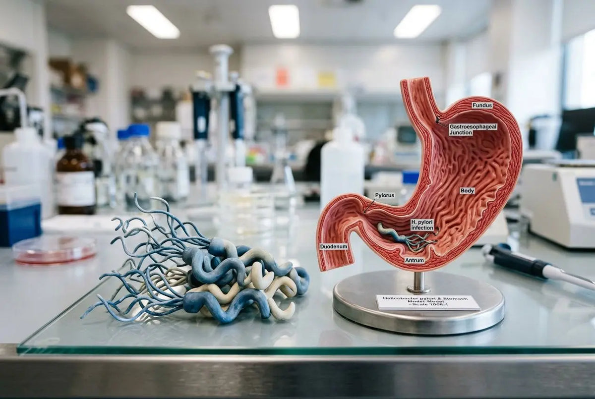 Vitamine U et helicobacter pylori : quel rôle pour votre estomac ?