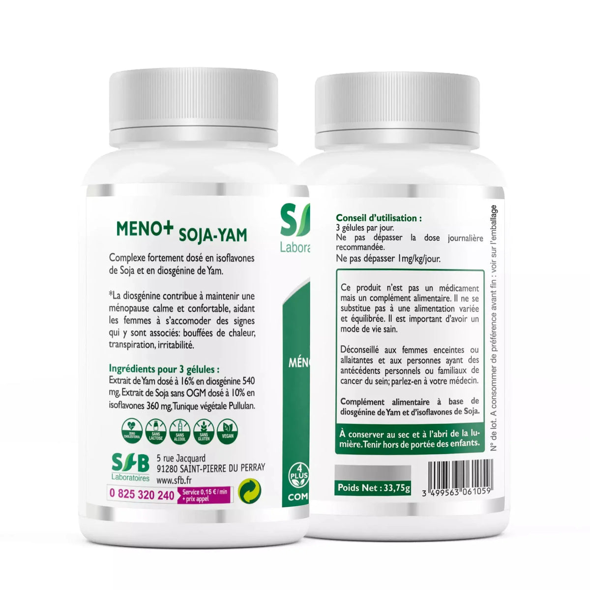 Complexe Ménopause (Méno+ Soja Yam) SFB Laboratoires
