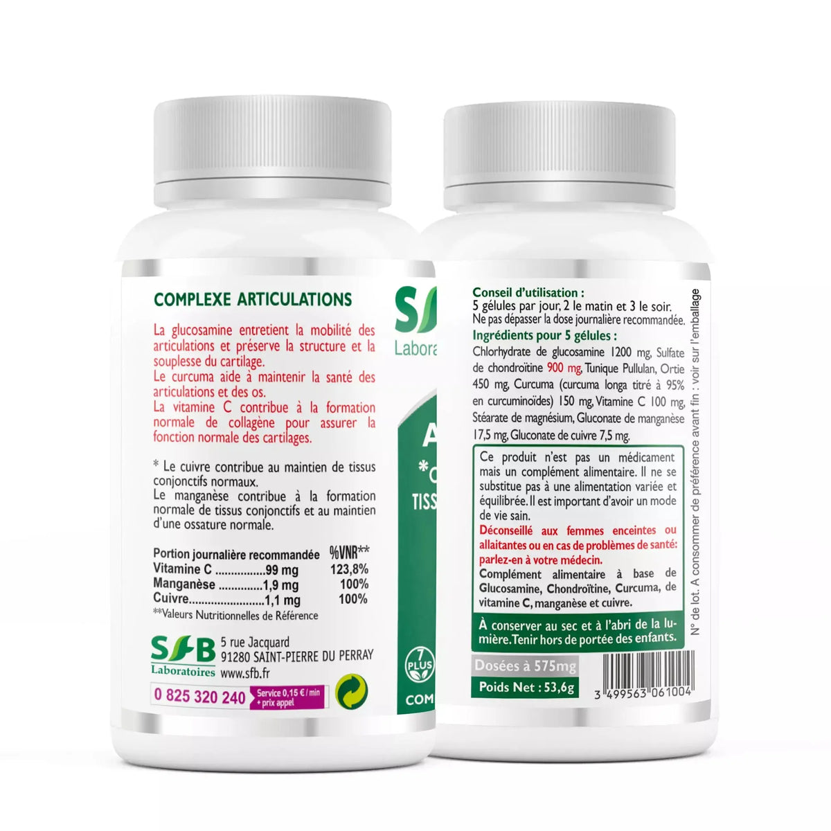 Complexe Articulations - 80 gélules SFB Laboratoires