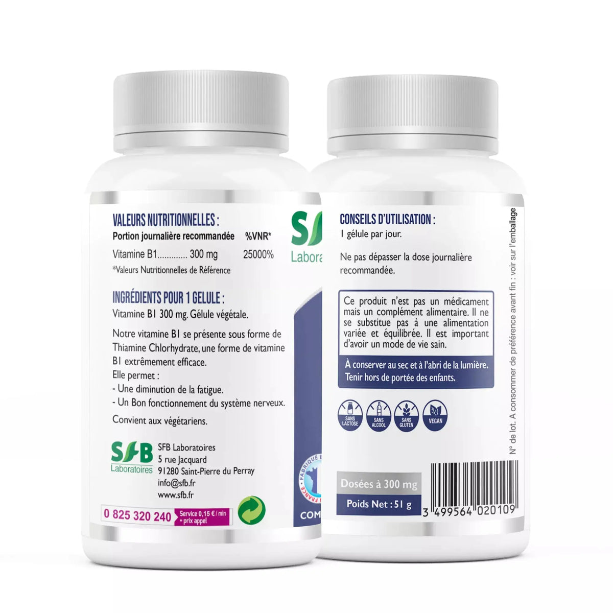 Vitamine B1 SFB Laboratoires