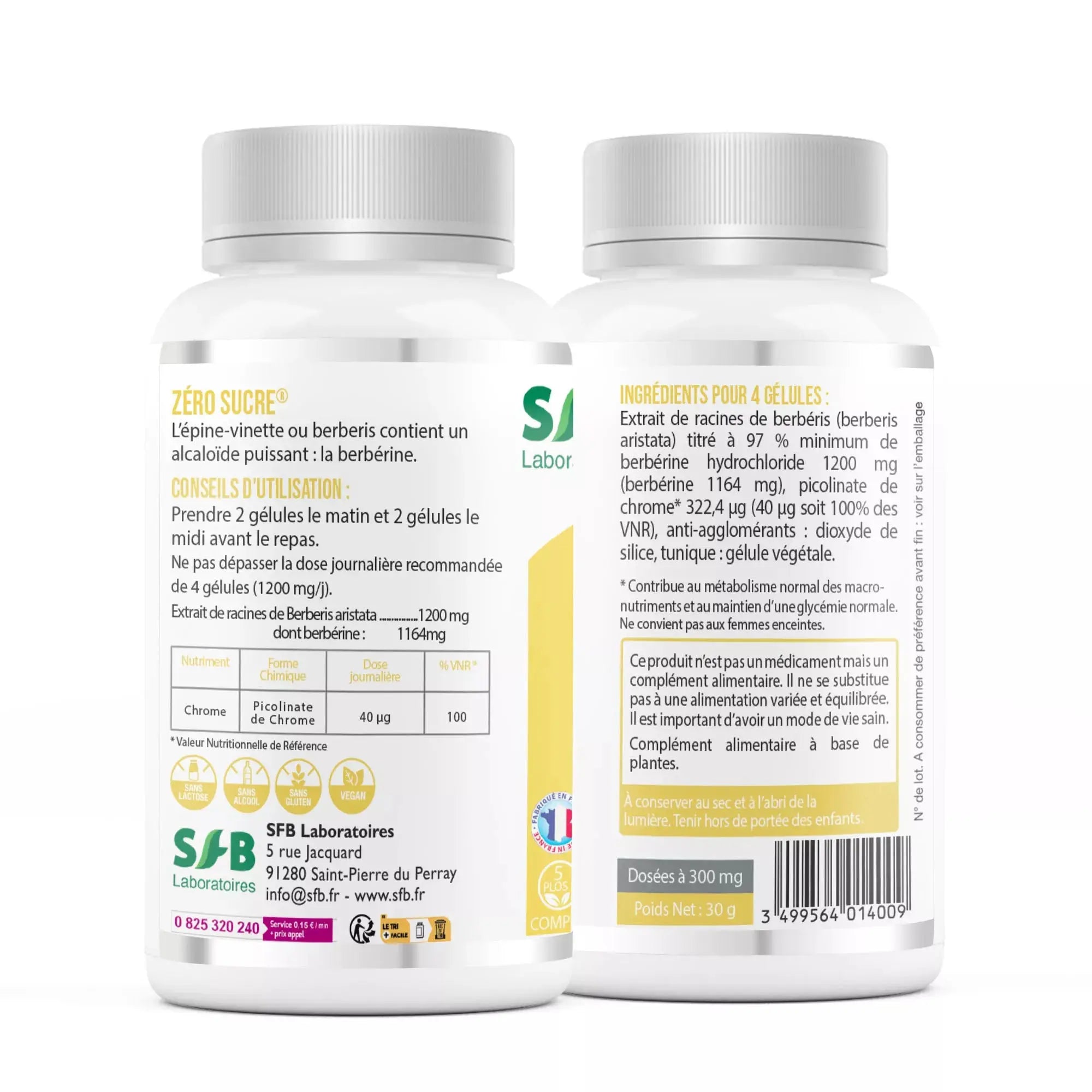 Avantages du Zéro Sucre - Régulation glycémique - Complément Alimentaire Français