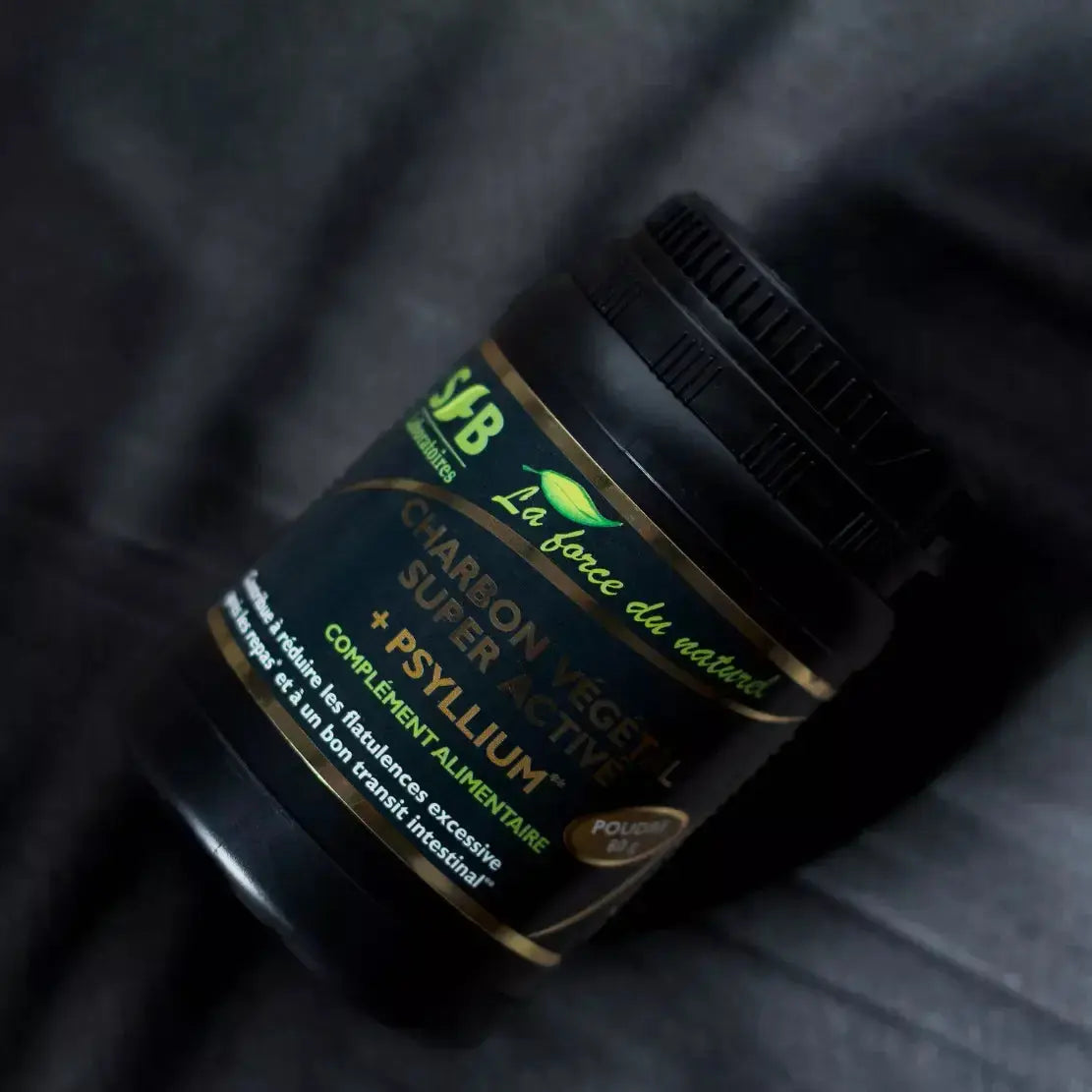 Charbon Végétal Super Activé + Psyllium Bio SFB Laboratoires