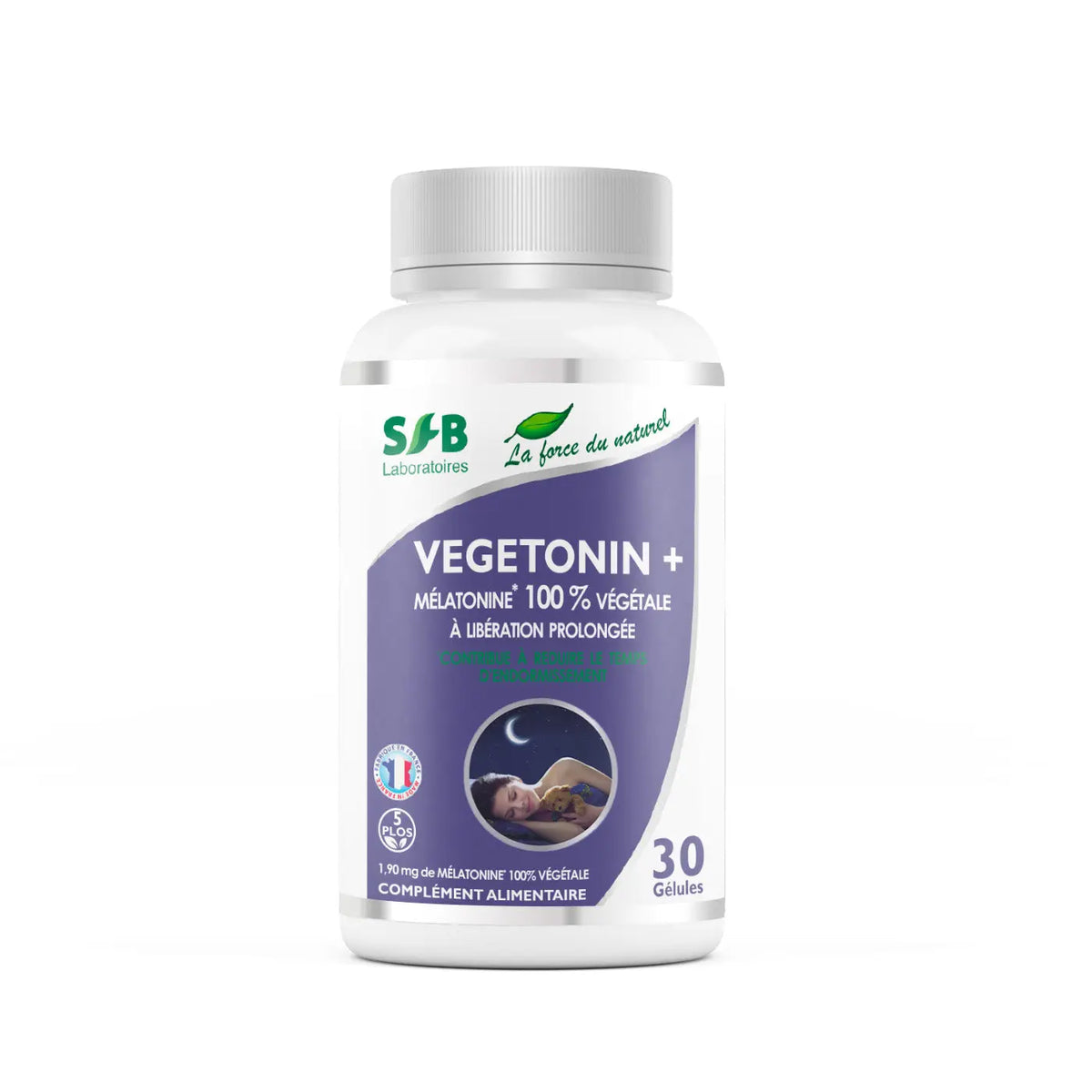 Végétonin + Mélatonine végétale - 30 gélules SFB Laboratoires
