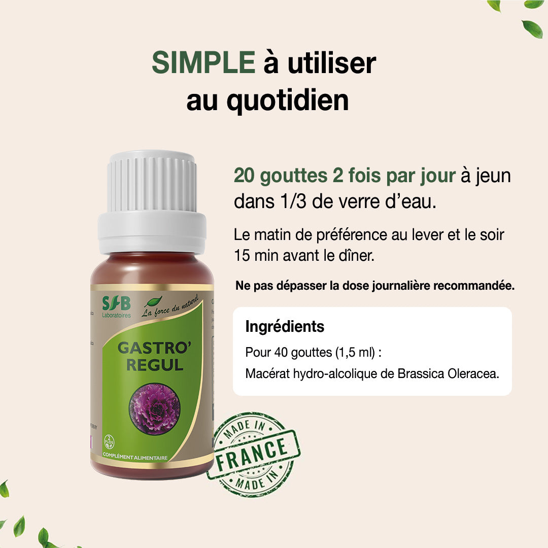 Vitamine U - Conseils Utilisation -Complement Alimentaire Confort Digestif