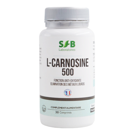 L-Carnosine 500 - Antioxydants -  30 comprimés - Complément alimentaire france - SFB Laboratoires
