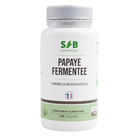 Papaye Fermentée - 100 comprimés - Complément alimentaire France - SFB Laboratoires