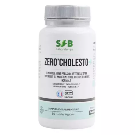 Zéro Cholesto - 30 gélules - Complément Alimentaire Français Bio