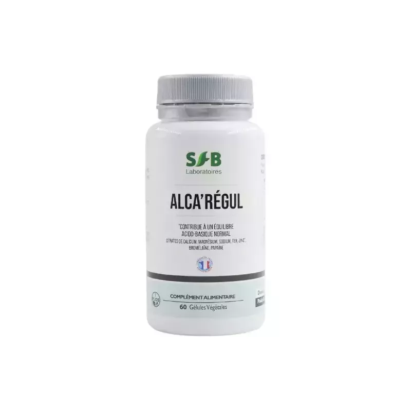 Alca'régul - 60 gélules végétales - Complément alimentaire bio - SFB Laboratoires Alca'régul - 60 gélules végétales - Complément alimentaire bio - SFB Laboratoires