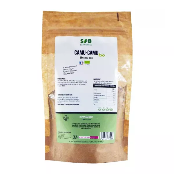 Camu Camu bio - 150 g en poudre - Compléments alimentaires bio France - SFB Laboratoires