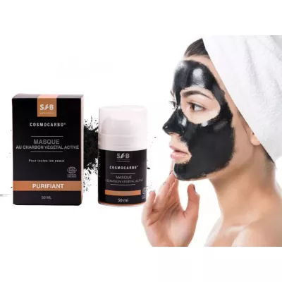 Masque détox au charbon végétal activé - 50ml