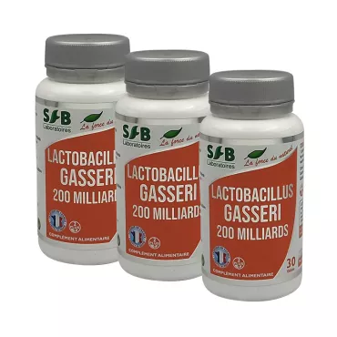 Lactobacillus Gasseri 200 milliards - Lot de 3 - Complément Alimentaire - SFB Laboratoires