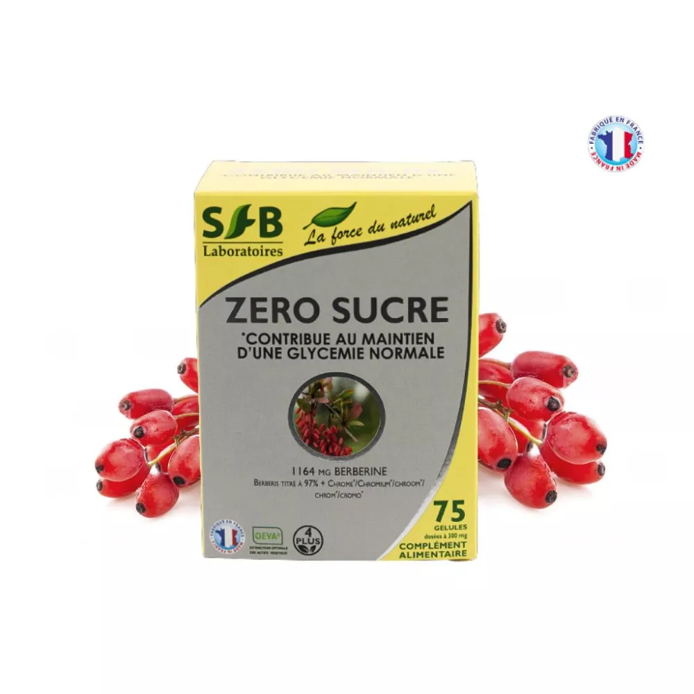 Zéro sucre - berbérine + chrome - SFB