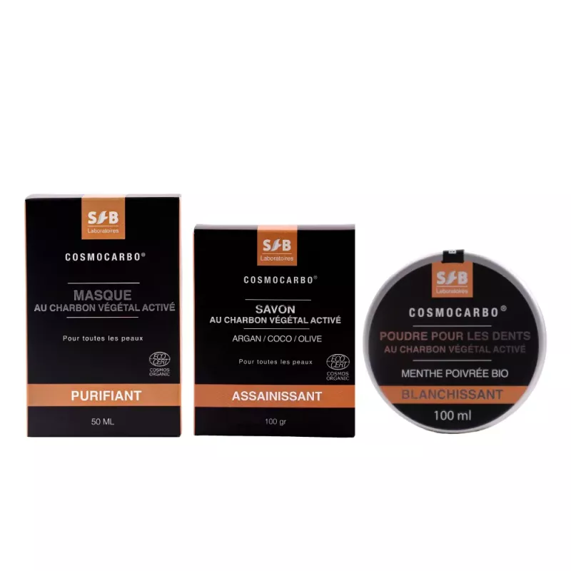 Coffret cosmétique - Cosmocarbo -SFB Laboratoires Coffret cosmétique - Cosmocarbo -SFB Laboratoires