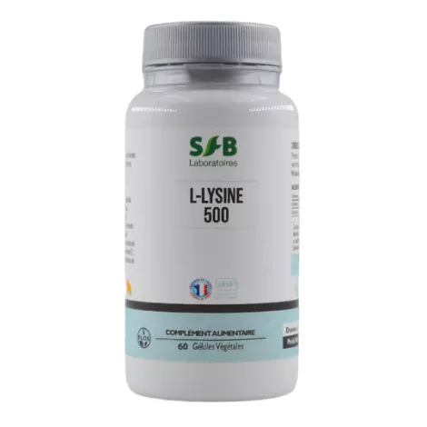L-lysine 500 - Complément Alimentaire - SFB Laboratoires