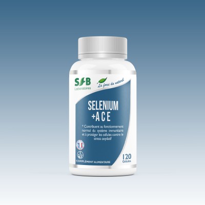 Sélénium + Vitamines A,C et E - 120 Gélules Sélénium + Vitamines A,C et E - 120 Gélules