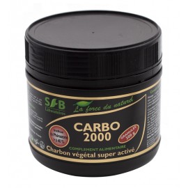 Carbo 2000 - Charbon végétale super activé en granulés - 200 g - Charbon Végétal France - SFB Laboratoires