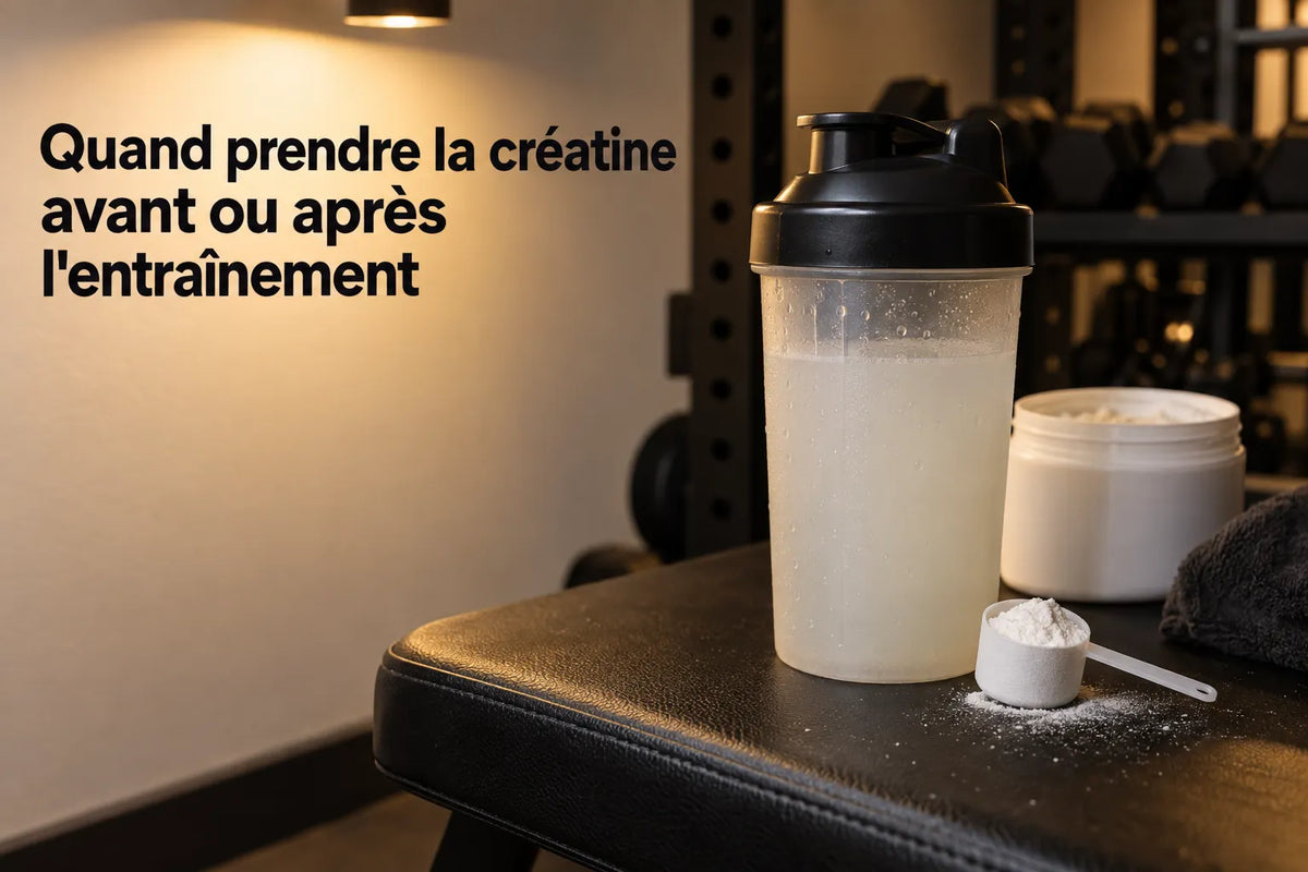 Quand prendre la créatine avant ou après l'entraînement