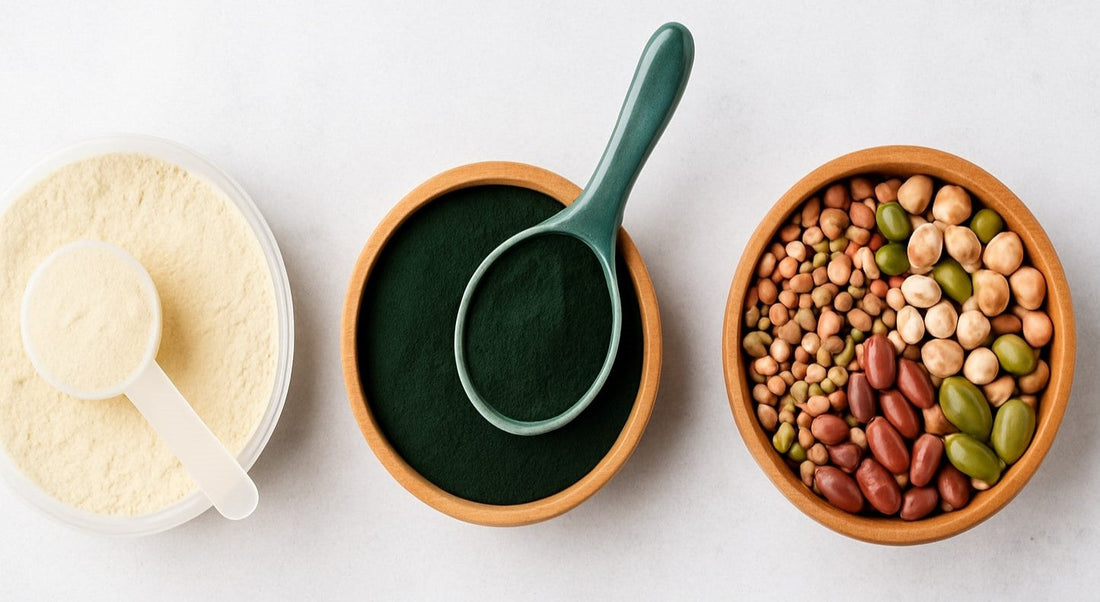 Whey, Spiruline ou Protéines végétales. Que choisir?
