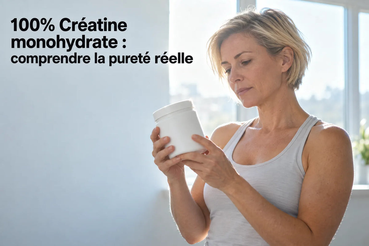 100% Créatine monohydrate : comprendre la pureté réelle