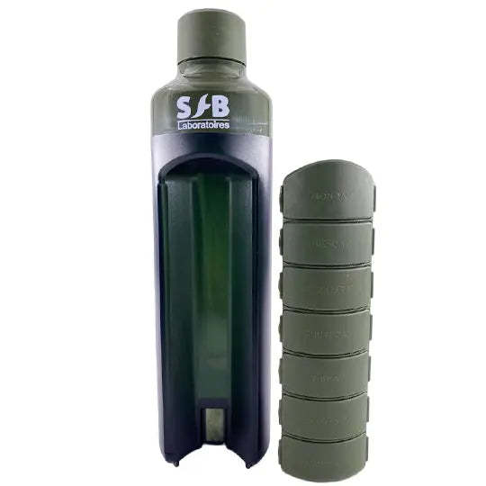 Bouteille pilulier semainier - Complément alimentaire bio - SFB Laboratoires