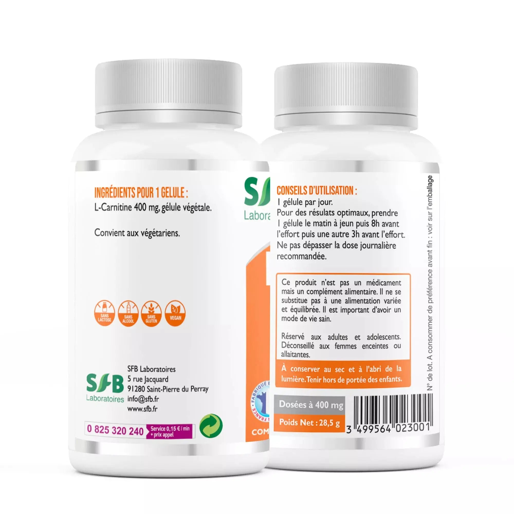 L-Carnitine 400 SFB Laboratoires