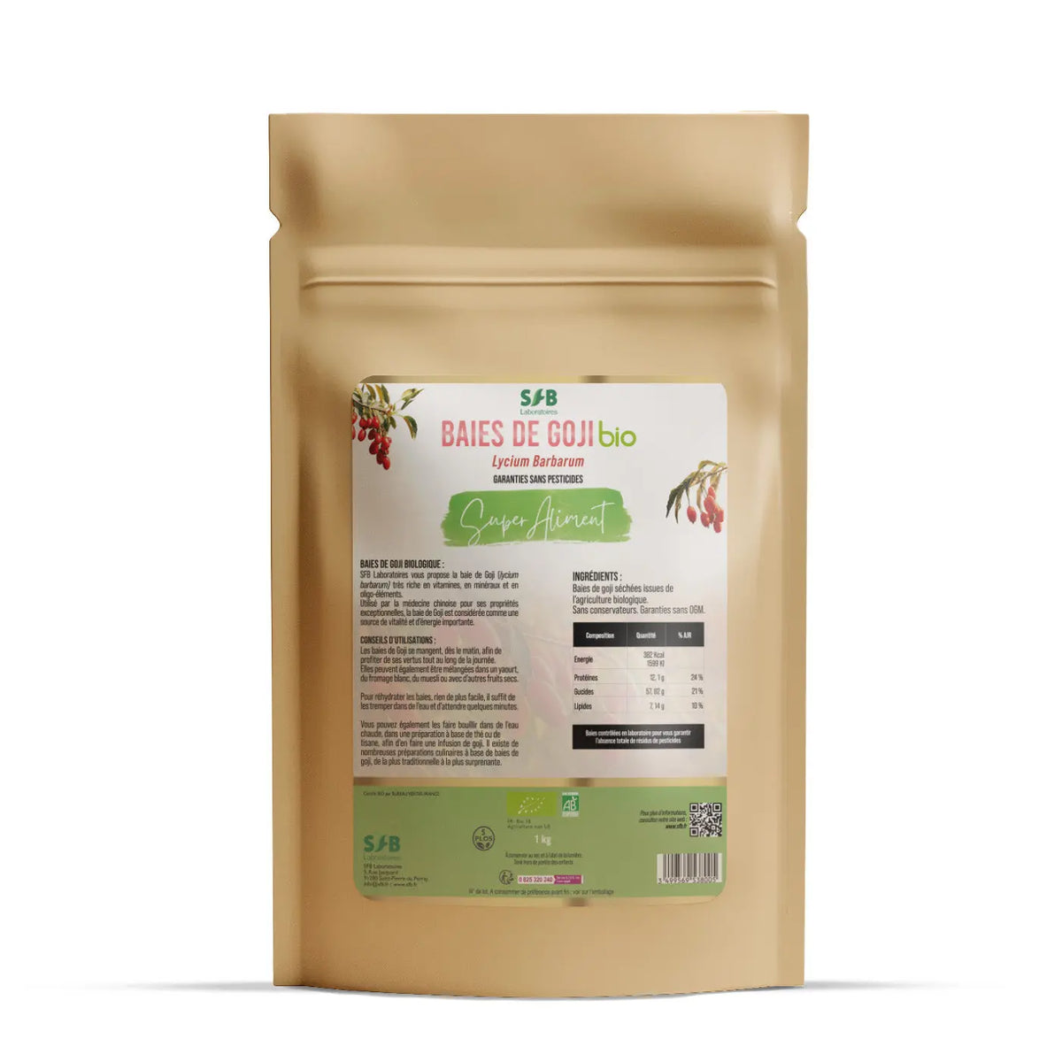Baies de Goji SFB Laboratoires