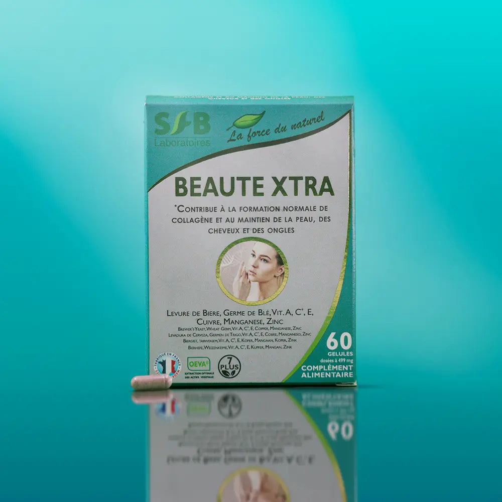 Beauté Xtra - peau, ongles et cheveux - 60 Gélules SFB Laboratoires