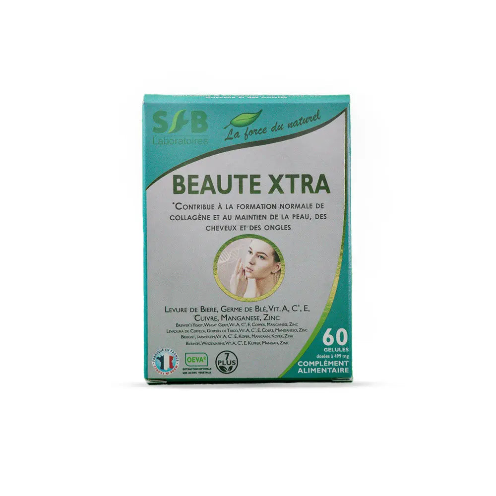 Beauté Xtra - peau, ongles et cheveux - 60 Gélules SFB Laboratoires