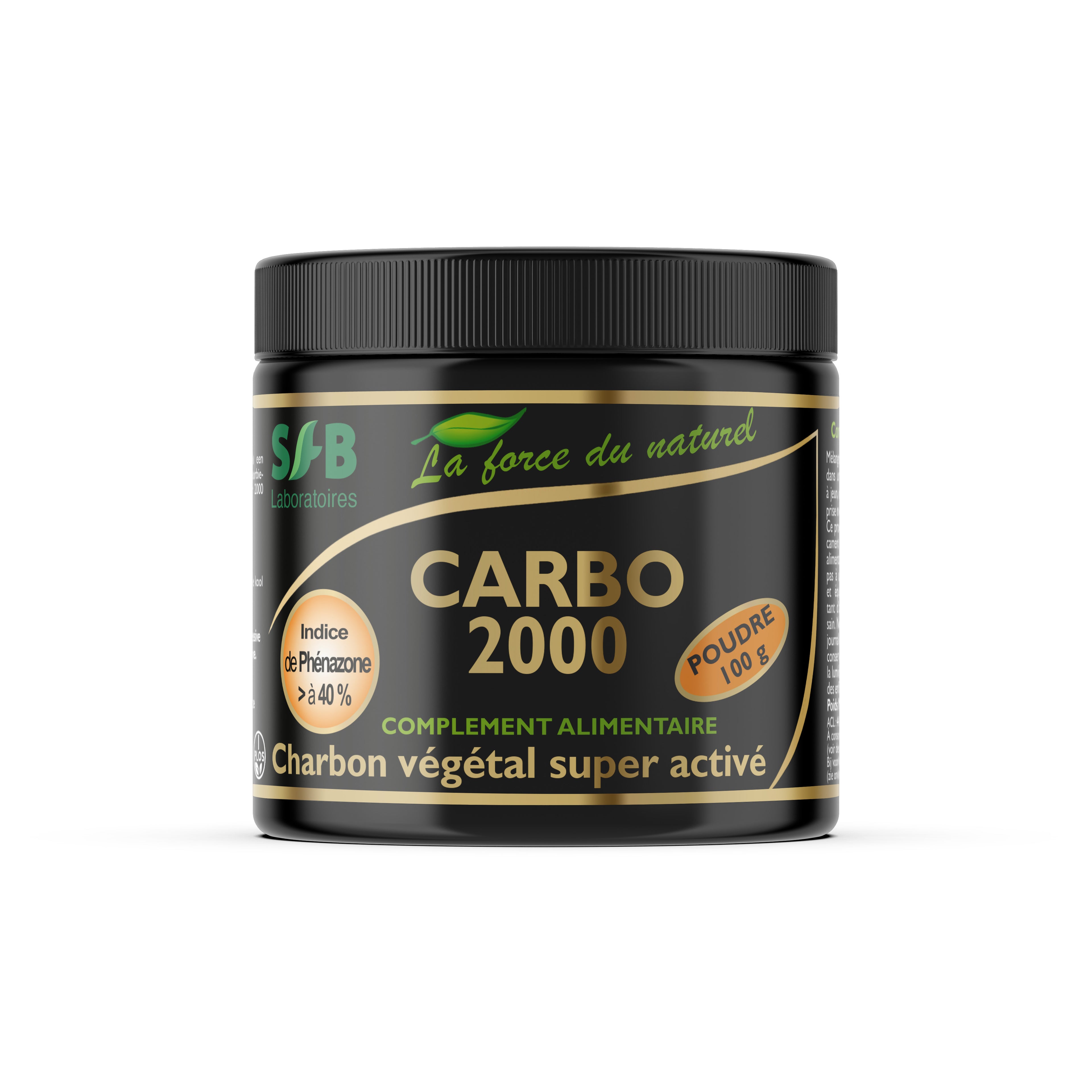 Charbon super activé poudre - Carbo 2000 - 300 g