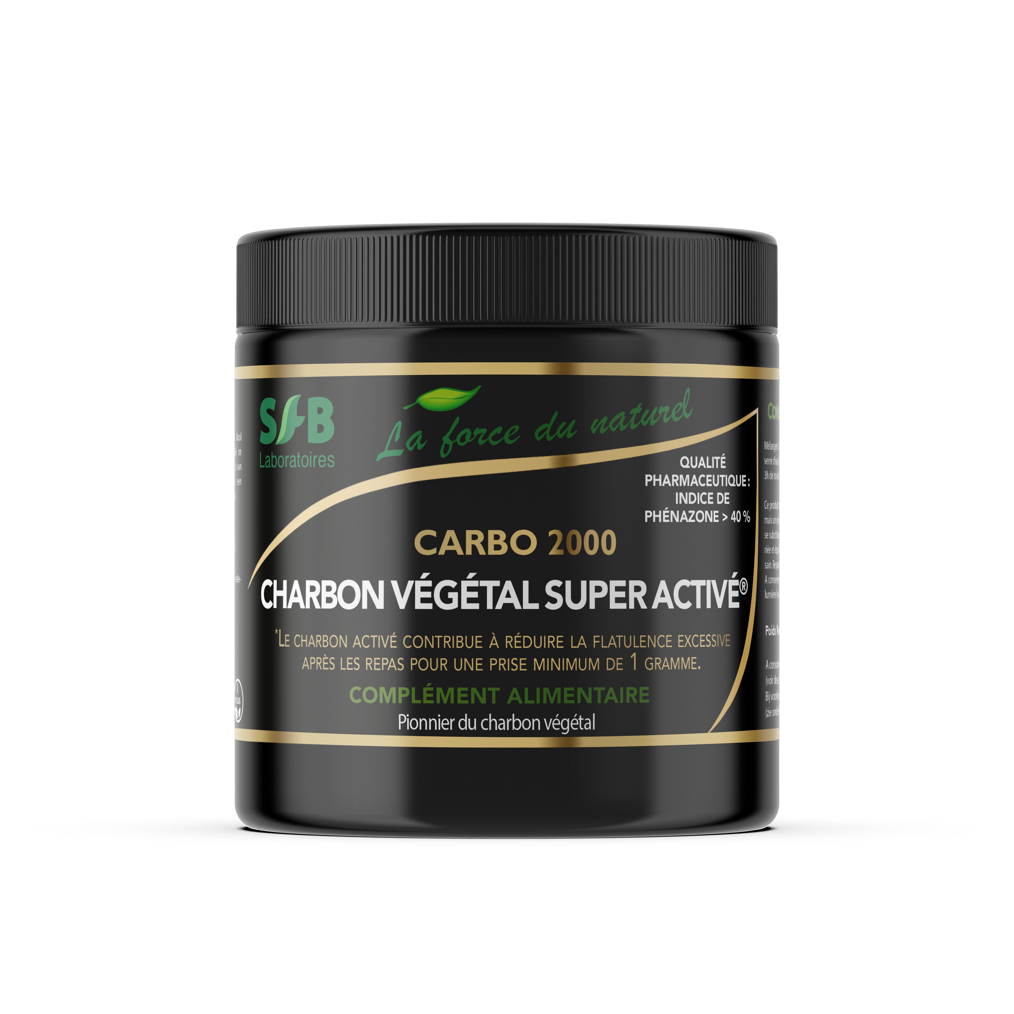 Charbon super activé poudre - Carbo 2000 - 300 g
