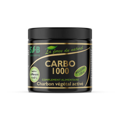 Charbon végétal activé poudre - Carbo 1000 SFB Laboratoires