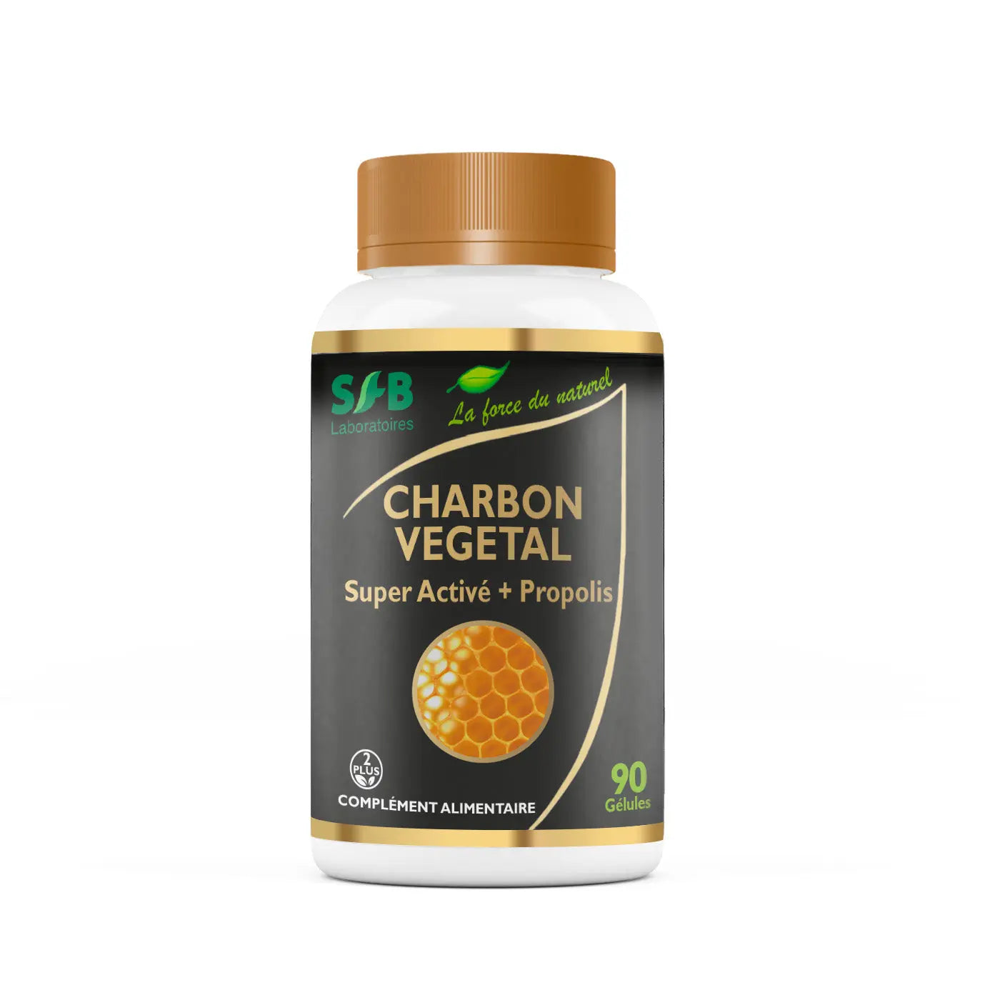 Charbon Super Activé Propolis Verte - 90 gélules SFB Laboratoires