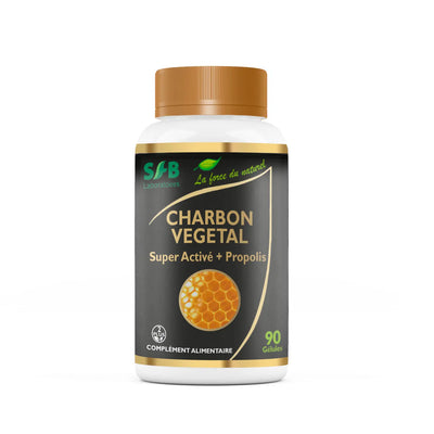 Charbon Super Activé Propolis Verte - 90 gélules SFB Laboratoires