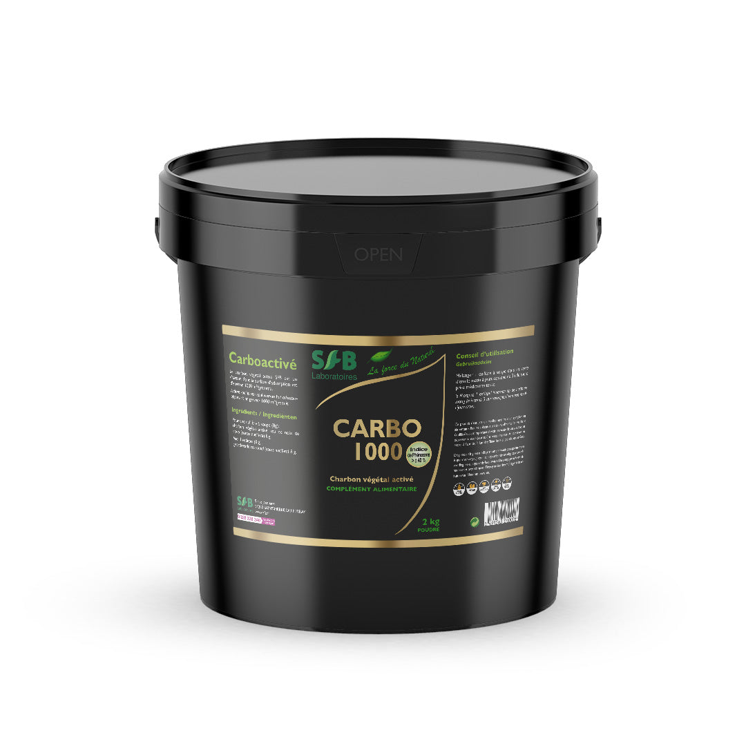 Charbon végétal activé poudre - Carbo 1000