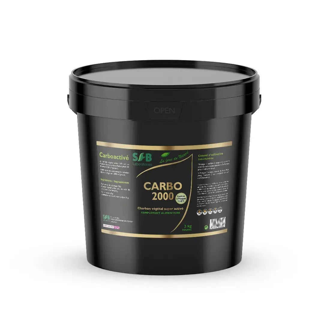 Charbon super activé poudre - Carbo 2000 - 2 kg SFB Laboratoires