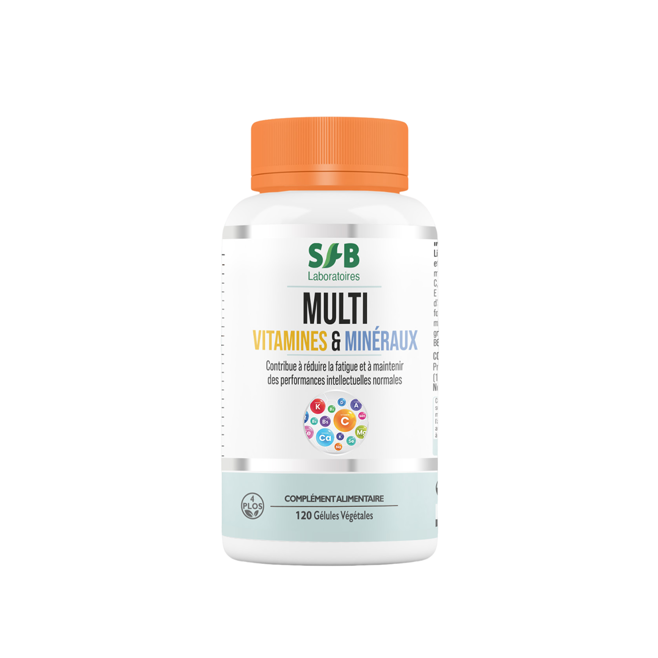 Multivitamines et minéraux en gélule - 120 gélules