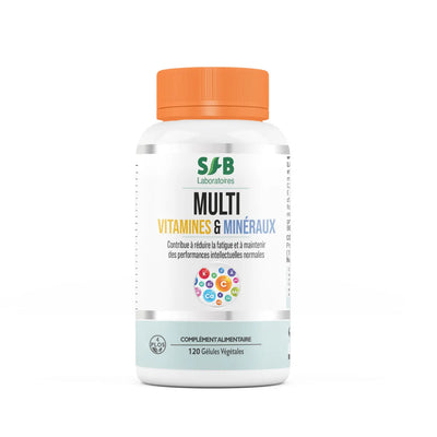Multivitamines & Minéraux - 120 Gélules SFB Laboratoires