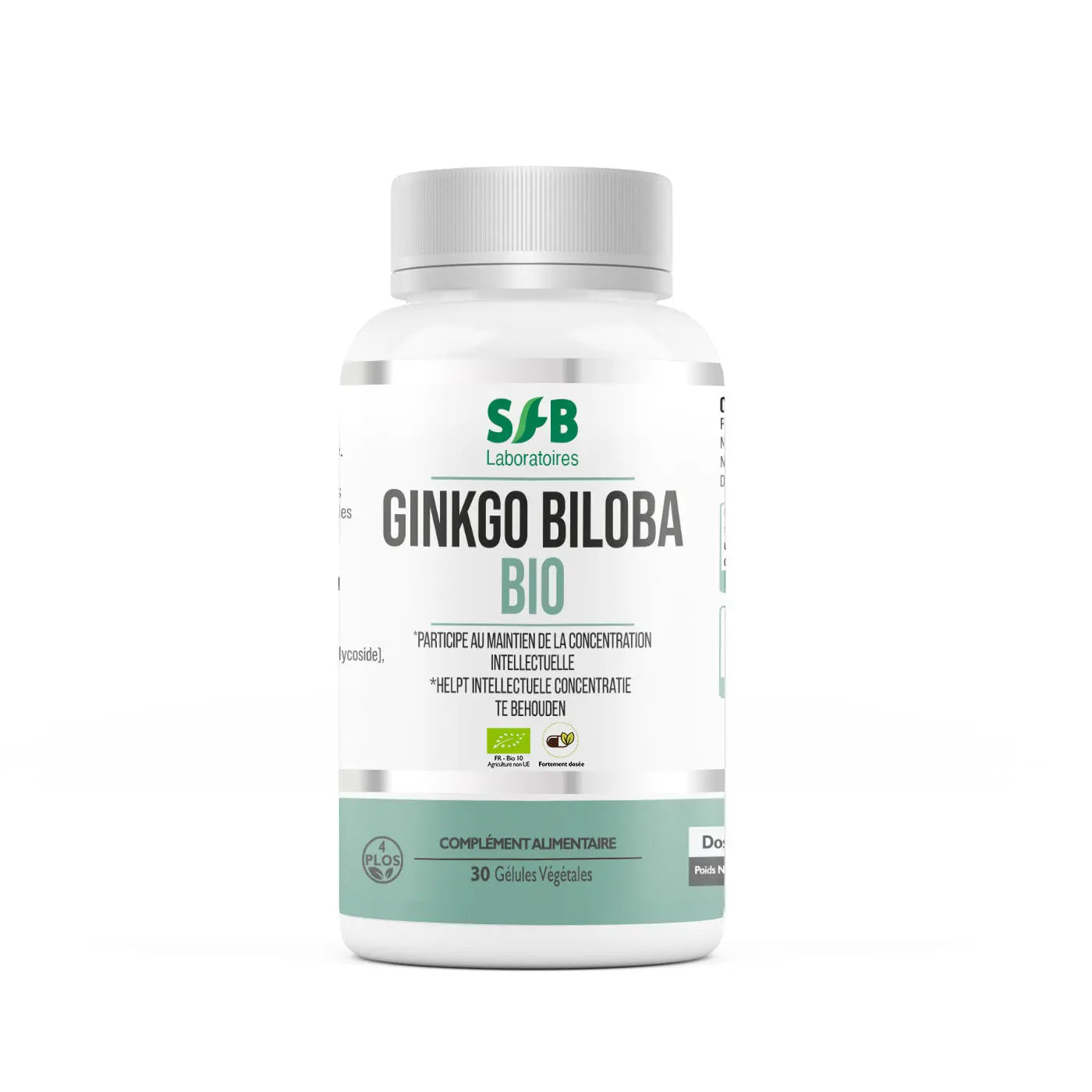 Ginkgo Biloba Bio - 30 gélules SFB Laboratoires