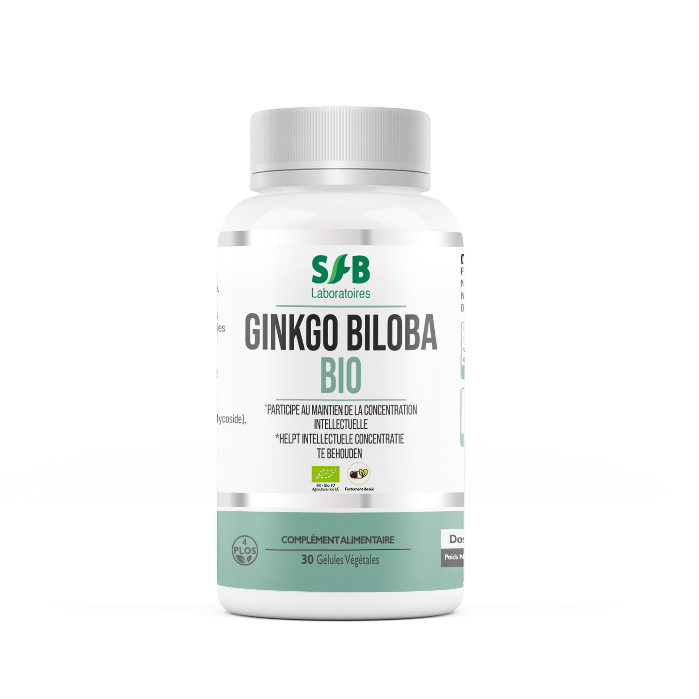 Ginkgo Biloba Bio - 30 gélules