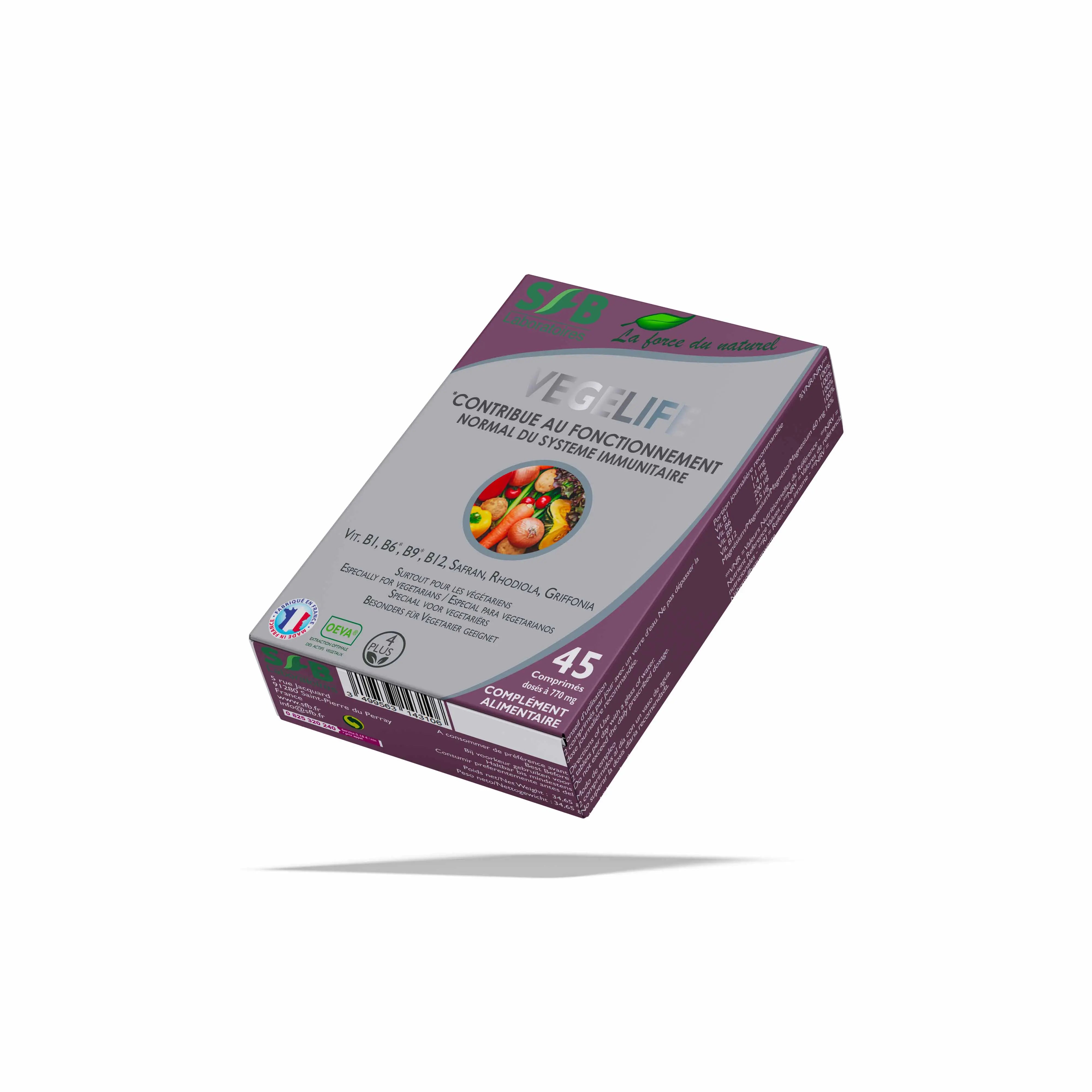 Vegelife Sérotonine - Griffonia & Rhodiola SFB Laboratoires