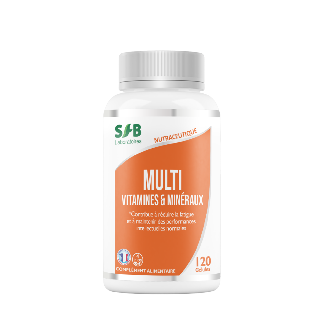 Multivitamines et minéraux en gélule - 120 gélules