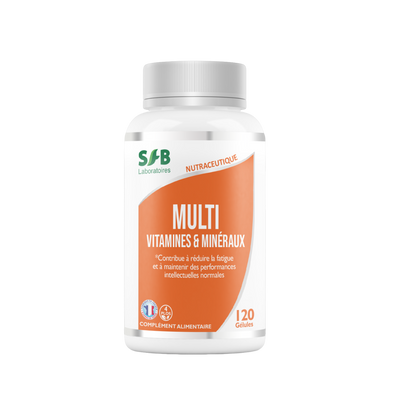 Multivitamines et minéraux en gélule - 120 gélules
