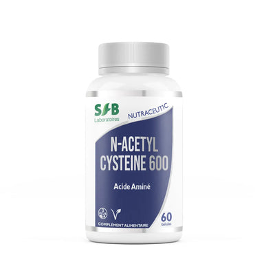 N-Acétylcystéine 600 - 60 Gélules SFB Laboratoires