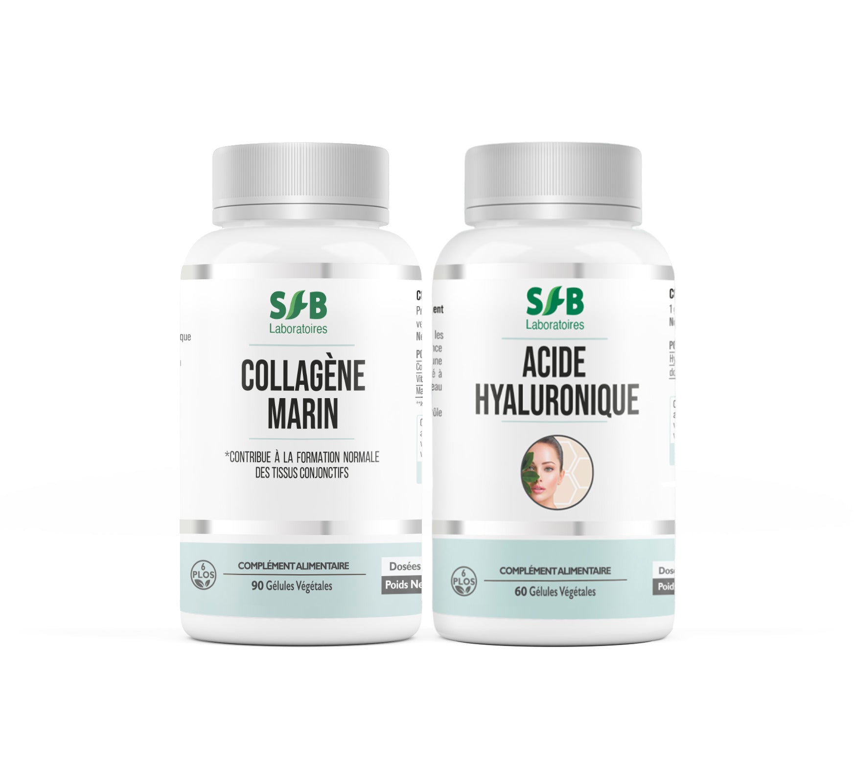 Collagène Marin 90 gélules + Acide Hyaluronique 60 gélules - DUO Nutricosmétique