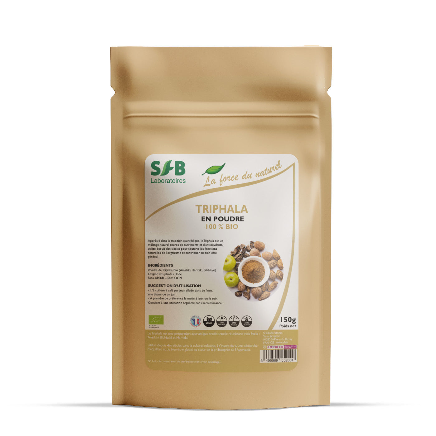 Triphala - 100 % BIO - Poudre - 150 g
