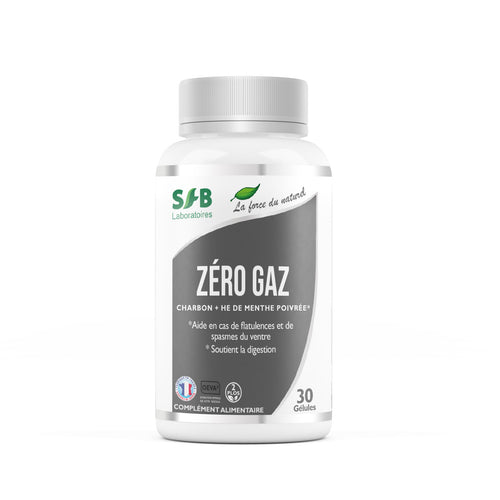 Zéro Gaz - Charbon Végétal Super Activé - Flatulences